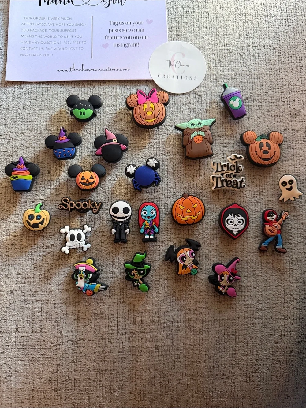 Halloween Edition Croc Charms Set